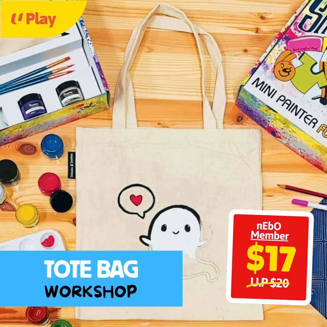 Tote Bag Art Jamming Session nEbO